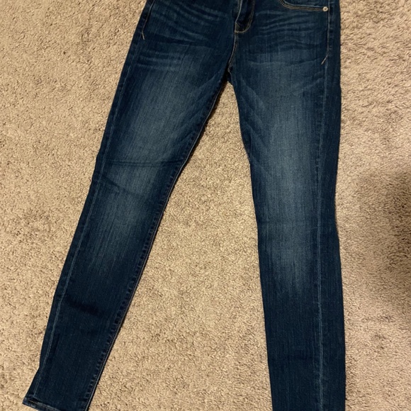 Express Mia Mid Rise Legging Jeans - Picture 2 of 5